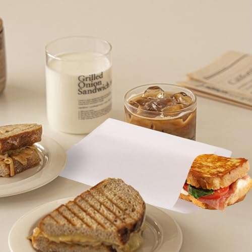 800 Pack Paper Sandwich Bags 8x6 inch Wax Paper Bags (800 Count)