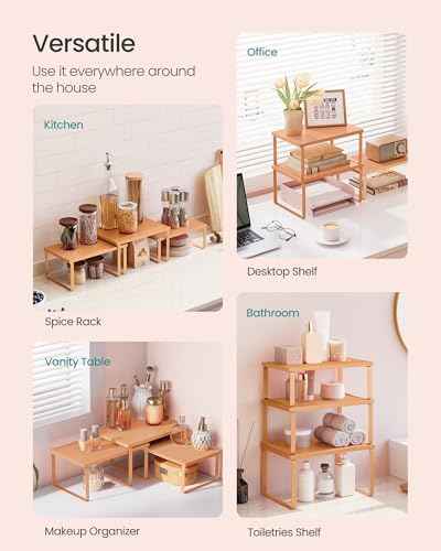 Cabinet Organizer Shelf (3 Count)
