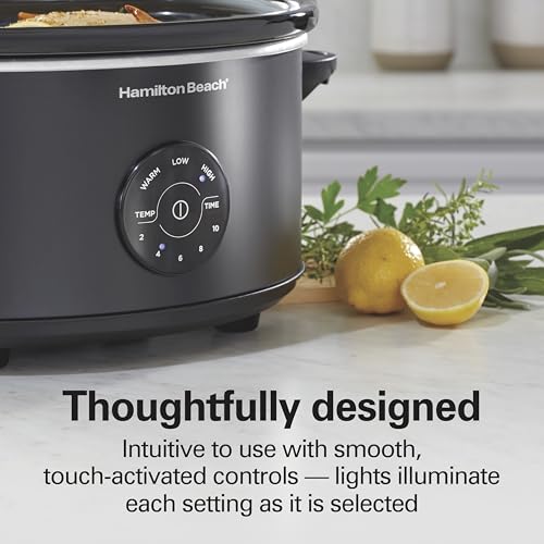 6 Quart Set & Forget Programmable Slow Cooker