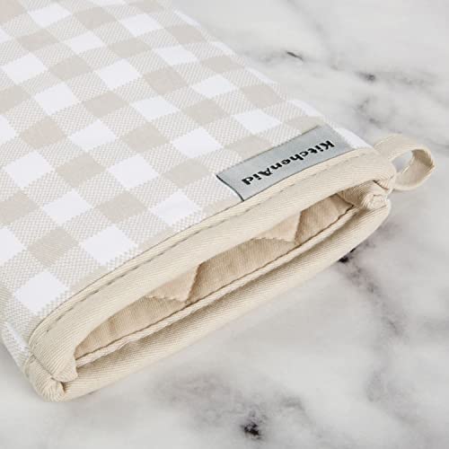 Gingham Oven Mitt 2