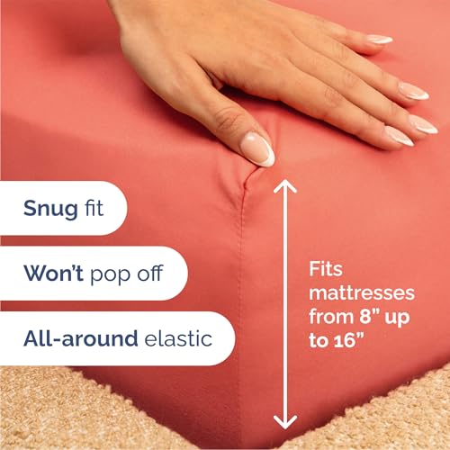 Queen Size 4 Piece Sheet Set (4 Count)