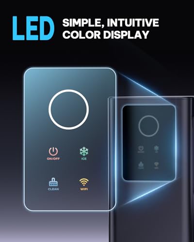Nugget Ice Maker Countertop with APP & Voice Control
