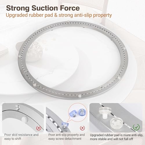 24 Inch Lazy Susan Aluminum Alloy Rotating Turntable Bearing