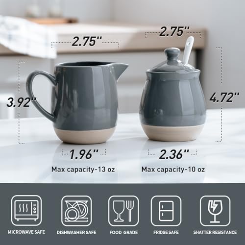 10oz Sugar Bowl & 13oz Creamer Set