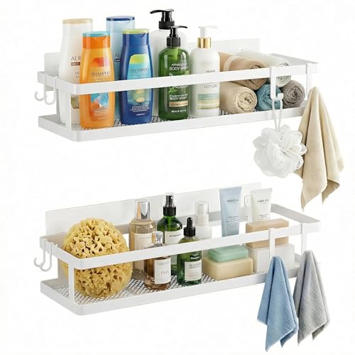 2 Pack 16.5" Extra Long Slim Shower Caddy (2 Count)