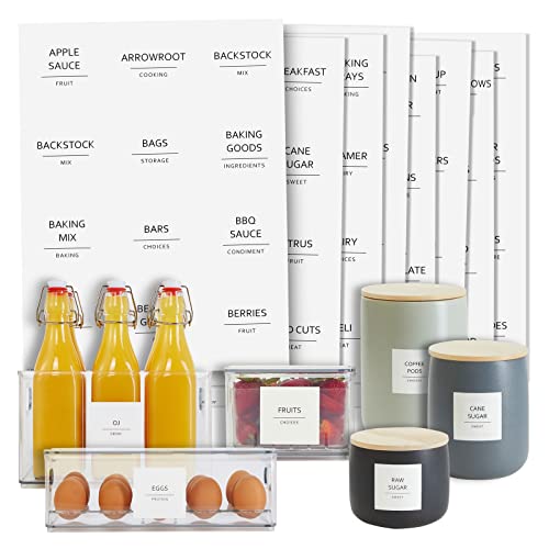 Minimalist Food Labels (157 Count)