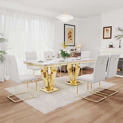 7 Piece Luxury Dining Room Set