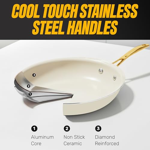 15 Pc Ceramic Cookware Set (15 Count)