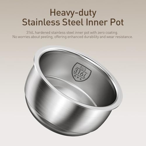 Stainless Steel Rice Cooker (6 Count)