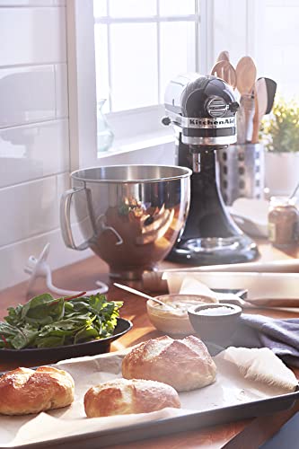 Artisan, 5-Qt Tilt Head Stand Mixer, KSM150PS, Onyx Black (16 Ounce)