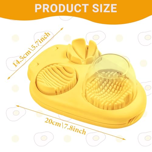 1 Pack Egg Slicer with 3 Cutting Options