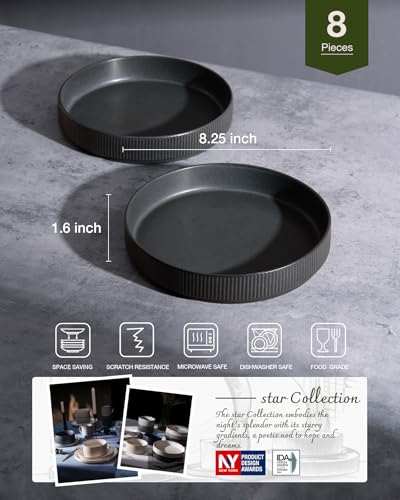 Star 8.25" Pasta Bowls Set of 8 (8 Count)