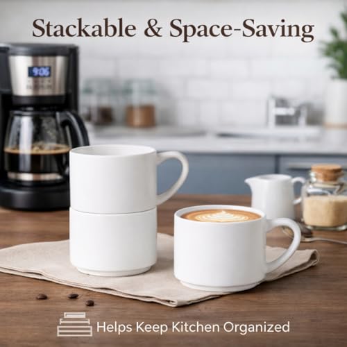 14 OZ Coffee Mugs Set of 6 (6 Count)