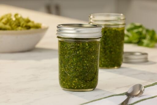 Regular Mouth Glass Mason Jars with Lids and Bands (176.3698 Ounce)