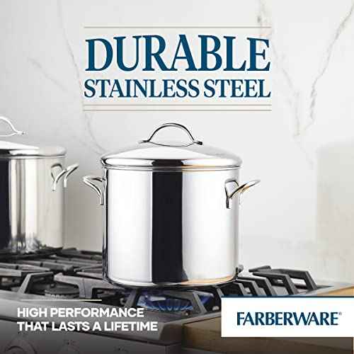 Classic Series 12 Qt Stainless Steel Stock Pot With Lid