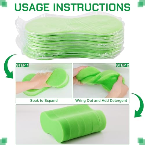 24 Pack Large Sponges Bulk Vacuum Compressed Packing (24 Count)