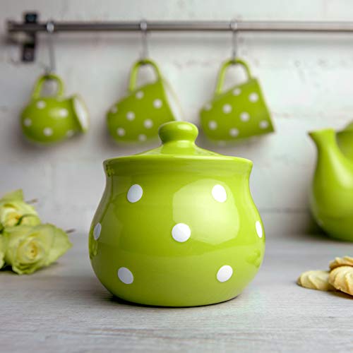 Ceramic Sugar Bowl with Lid