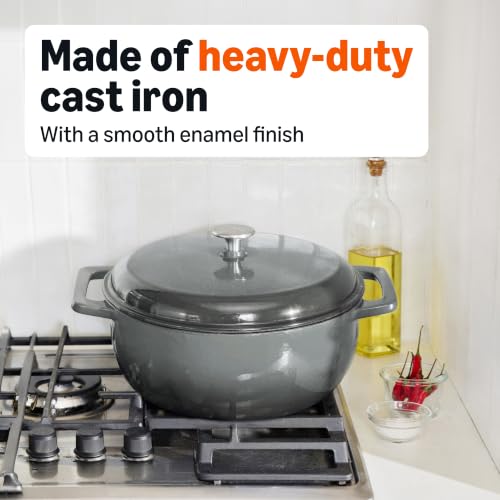 Enameled Cast Iron Dutch Oven Pot with Lid
