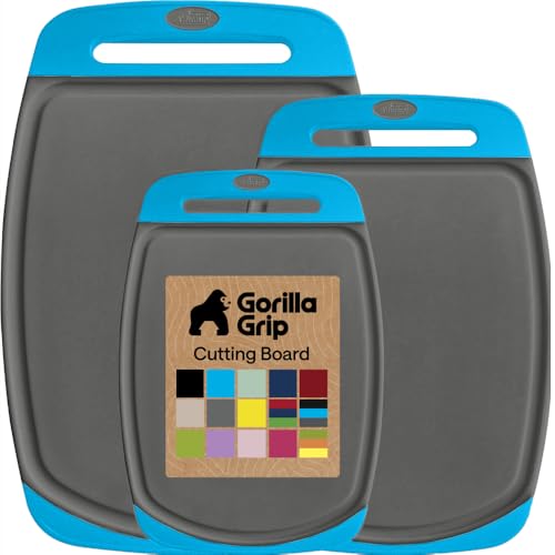 BPA Free Reversible Kitchen Cutting Board (3 Count)