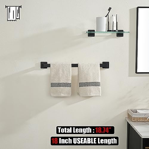 Black Towel Bar