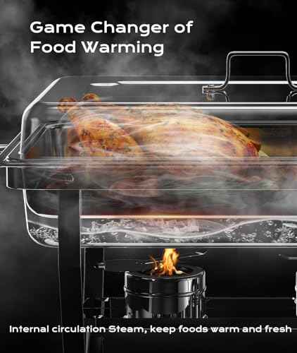 Chafing Dishes for Buffet 4 Pack (4 Count)