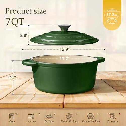 Enameled Cast Iron Dutch Oven