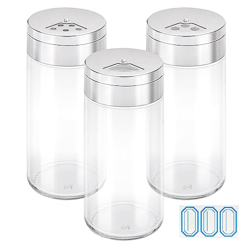 Spice Jar with Shaker Lids (3 Count)