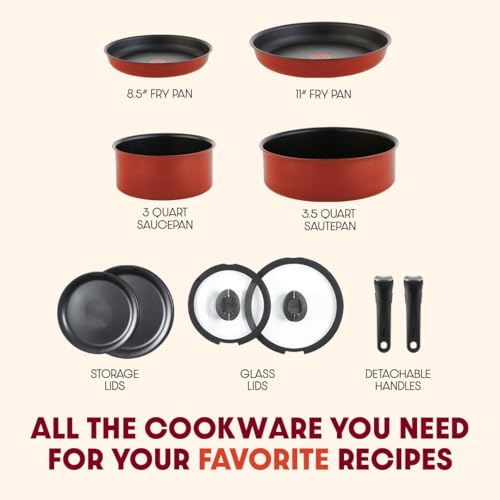 Ingenio Nonstick Cookware Set 10 Piece
