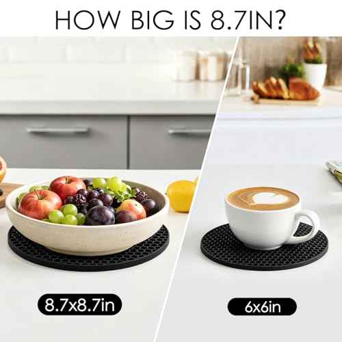 4 Pack Silicone Trivet Mats
