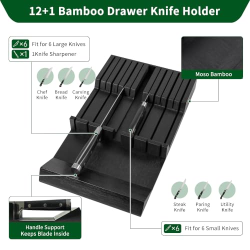 Bamboo Knife Drawer Organizer