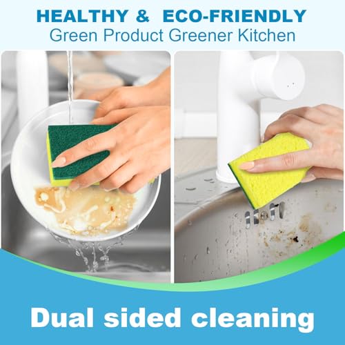 24 Pack Heavy Duty Scrub Sponges