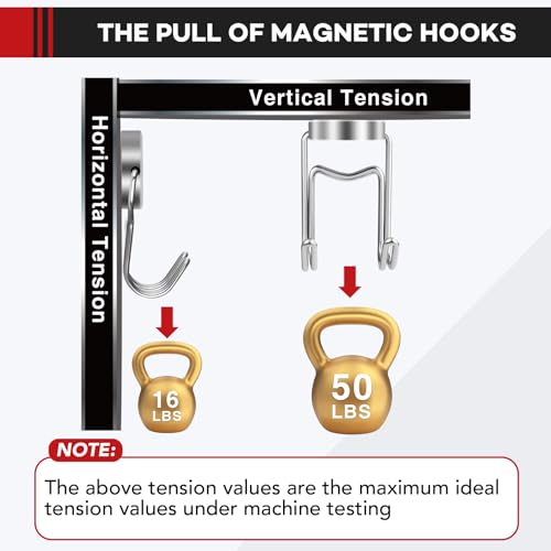 Magnetic Hooks for Cruise Cabins 50Lbs+ Heavy Duty Magnet Hook
