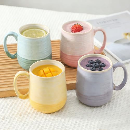 Porcelain Coffee Mugs Set of 6 (6 Count)