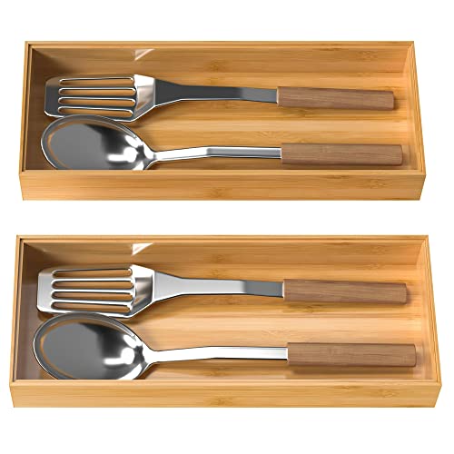 Bamboo Drawer Organizer (2 Count)