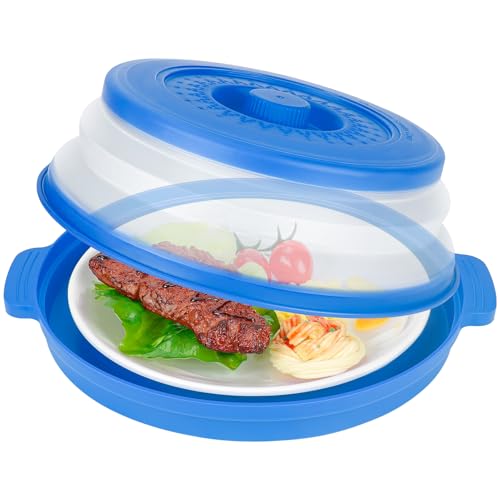 10.7 Inch Microwave Food Cover with Heat Insulation Mat