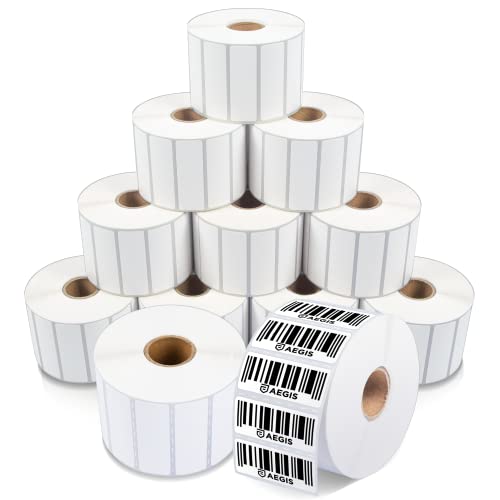 2.25" X 0.75" Direct Thermal Labels (12 Count)