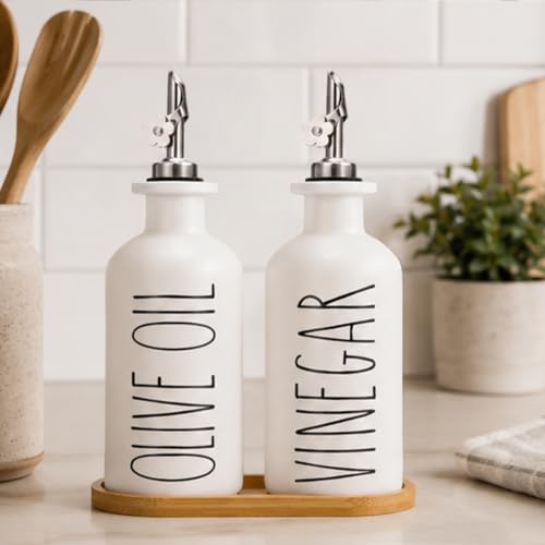 Premium Olive Oil Dispenser for Kitchen (2 Count)