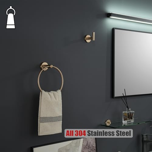Towel Ring Champagne Bronze