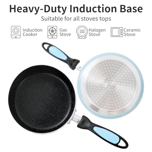 Nonstick Saucepan Set with Lid (2 Count)