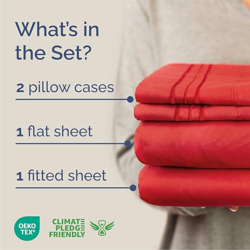Queen Size 4 Piece Sheet Set