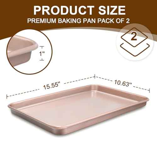 Baking Sheet Pan Set of 2 (8.99 Count)