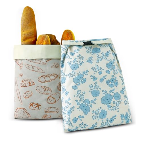 Beeswax Bread Bags for Homemade bread (2 Count)