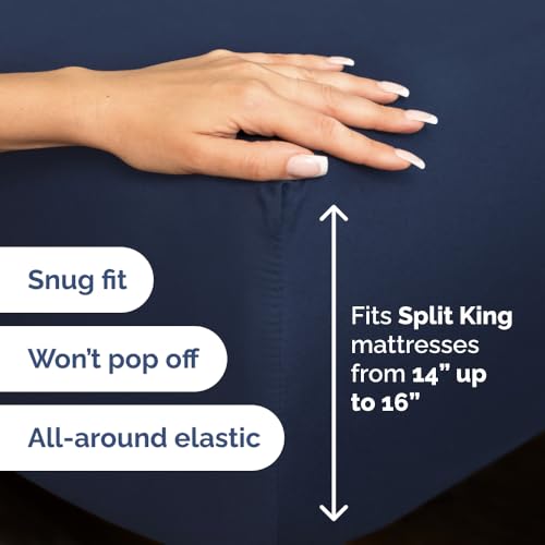 Flex Top Split Head King 4 Piece Sheet Set