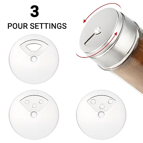 Spice Jar with Shaker Lids (6 Count)
