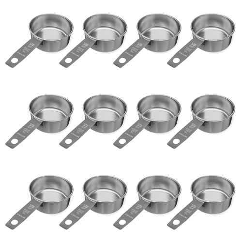 1 2 Cup Stainless Steel Measuring Cup (12 Count)
