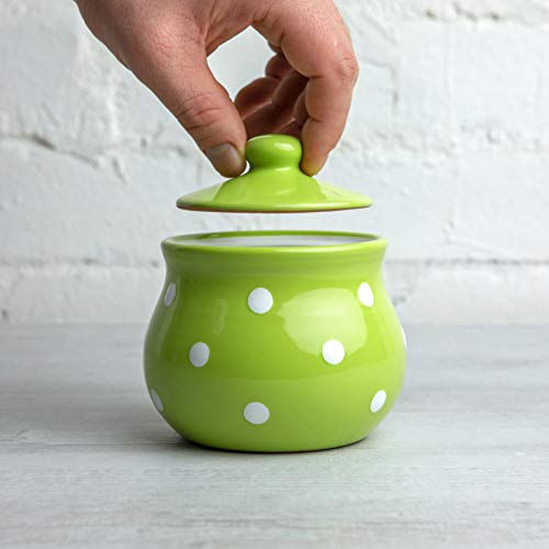 Ceramic Sugar Bowl with Lid