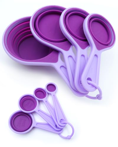 Collapsible Measuring Cups and Spoons Set