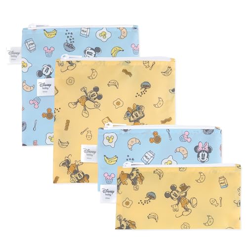 Disney Reusable Sandwich and Snack Bags (4 Count)