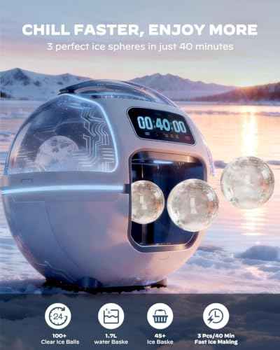 2.4″ Ice Ball Maker Countertop (100 Count)