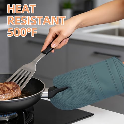 Silicone Oven Mitts (2 Count)